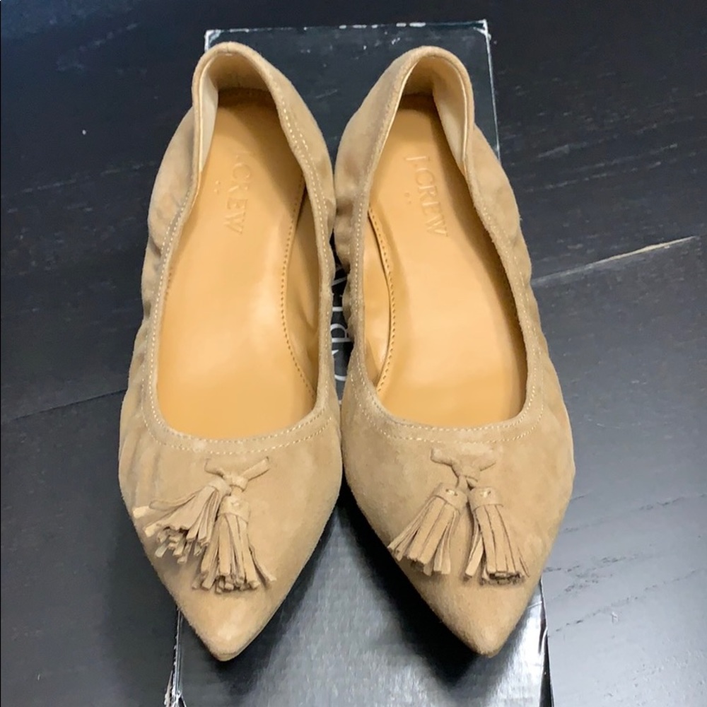 NIB Brand New J. Crew Suede Flats Size 6.5